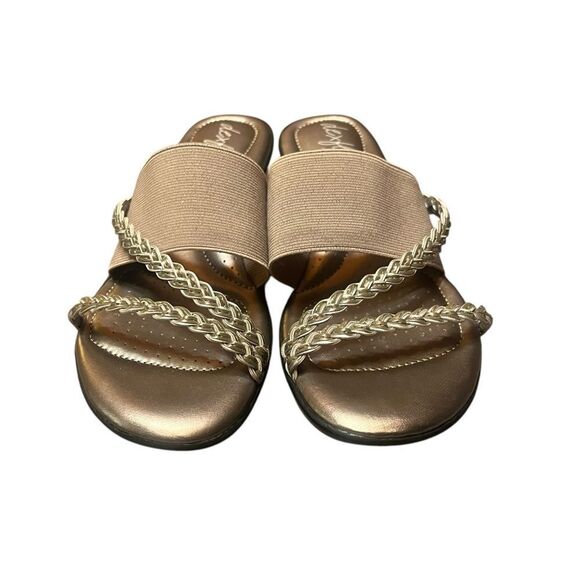 Dexflex by Dexter silver heeled sandals. Size 6.5 - Picture 3 of 6